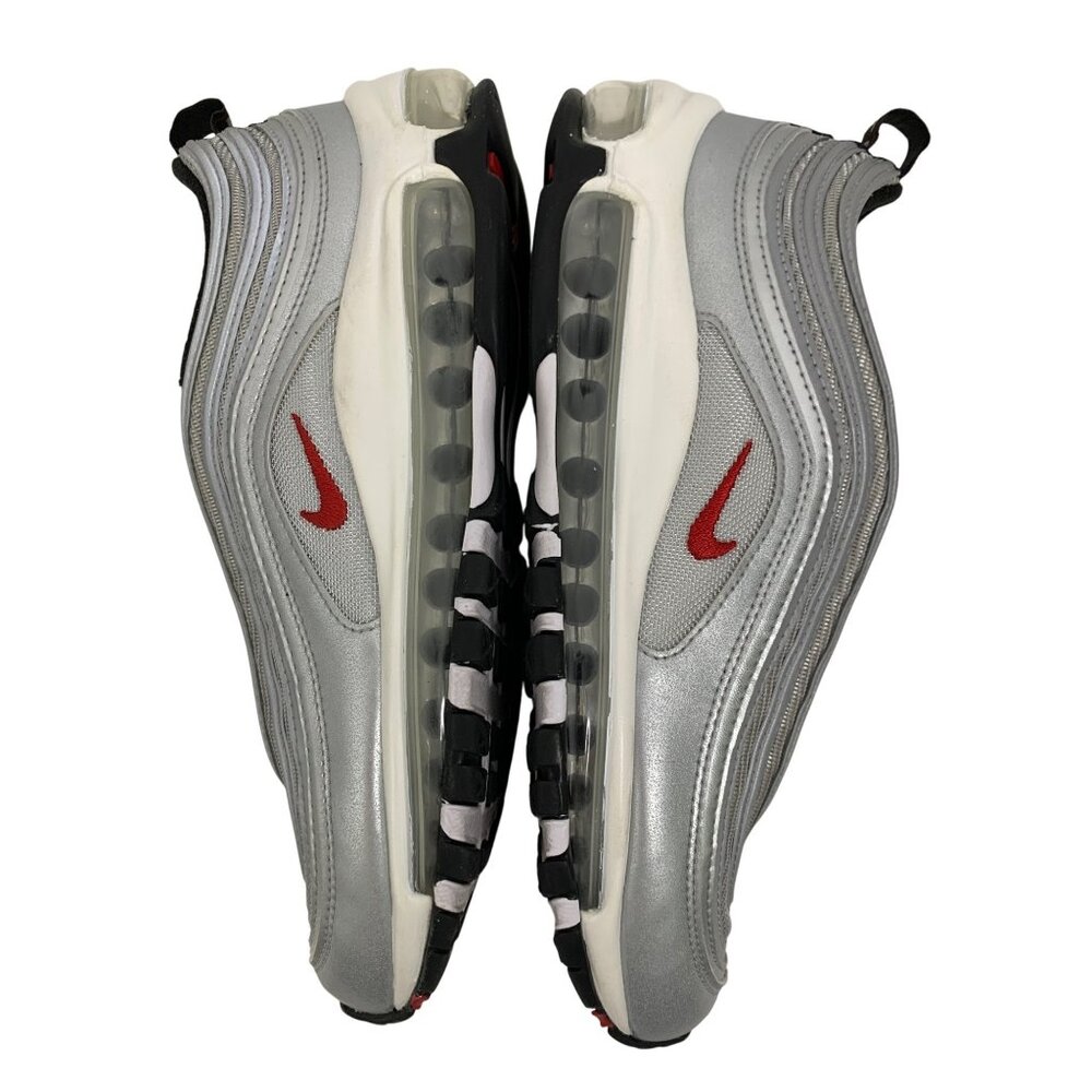 Nike Air Max 97 Silver Bullet Sneakers Youth 6.5Y O10705 EUC 918890-001 Athletic - Picture 10 of 10